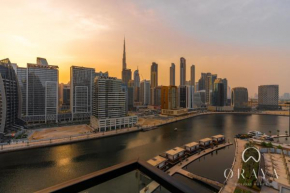 Oraya - Studio With Jaw-Dropping Canal and Burj Views - Business bay